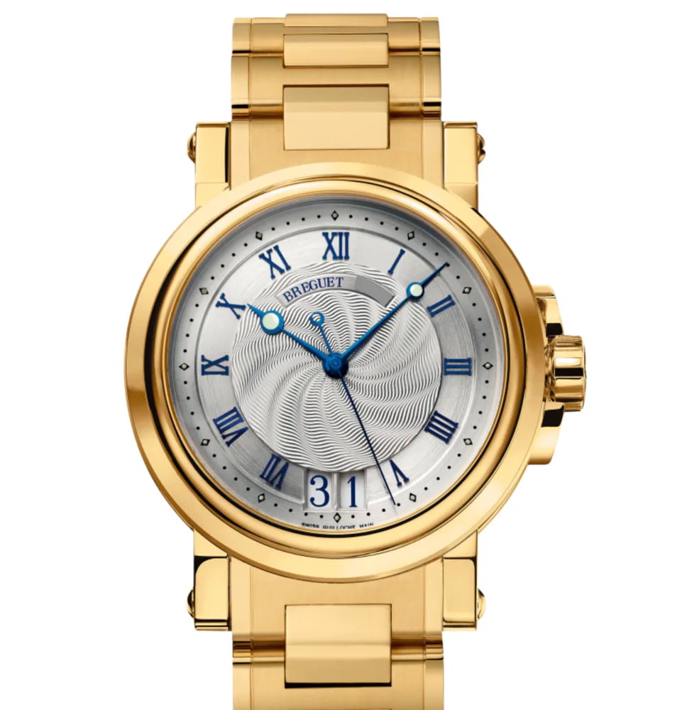 Breguet Marine Big Date Yellow Gold Bracelet 5817BA/12/AM0, image 1 Breguet Marine Big Date Yellow Gold Bracelet 5817BA/12/AM0, image 1