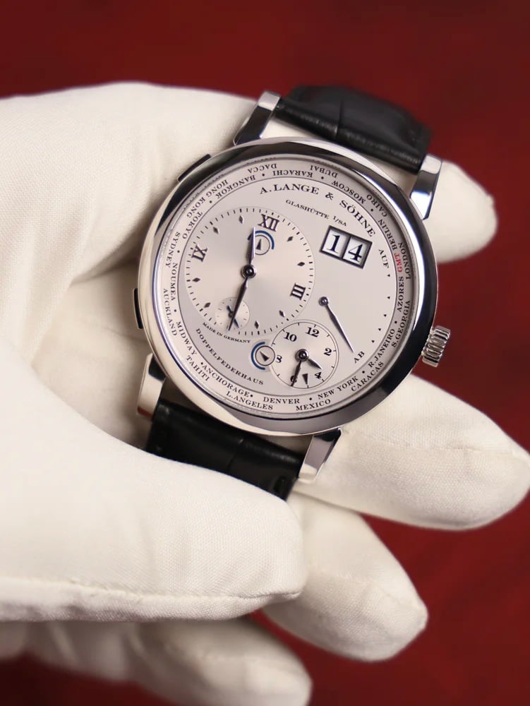 A. Lange & Söhne Lange 1 Timezone Platinum, image 1 A. Lange & Söhne Lange 1 Timezone Platinum, image 1