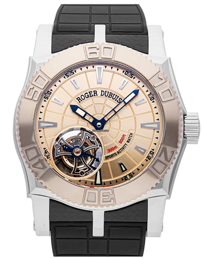 Roger Dubuis Easy Diver Tourbillon Salmon Dial, image 1 Roger Dubuis Easy Diver Tourbillon Salmon Dial, image 1