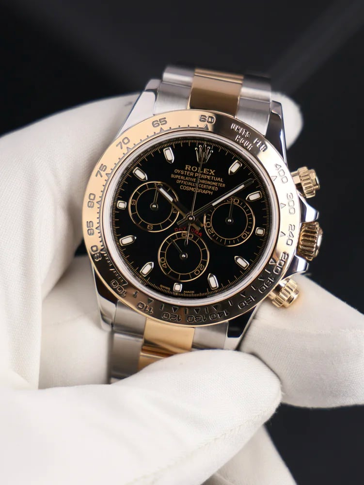 Rolex Daytona Black Dial Index Numerals, image 1 Rolex Daytona Black Dial Index Numerals, image 1