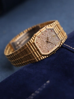 Bamboo Diamond Dial with Rubies Integrated Bracelet 17.9 cm, image 2 Bamboo Diamond Dial with Rubies Integrated Bracelet 17.9 cm, image 2