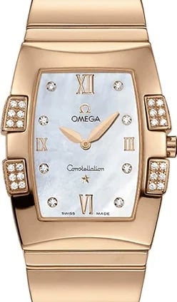 Omega Constellation Quartz Quadrella Quartz RG MOP, image 1 Omega Constellation Quartz Quadrella Quartz RG MOP, image 1