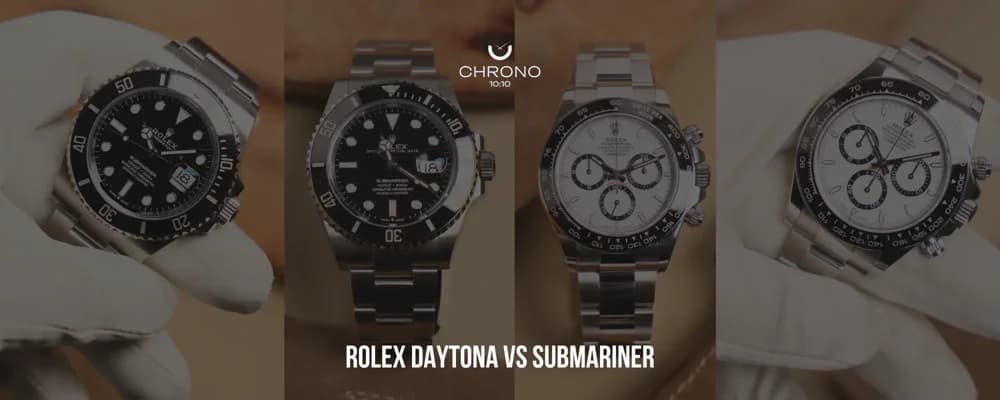 Rolex Daytona vs Submariner | Chrono 10:10 Rolex Daytona vs Submariner | Chrono 10:10