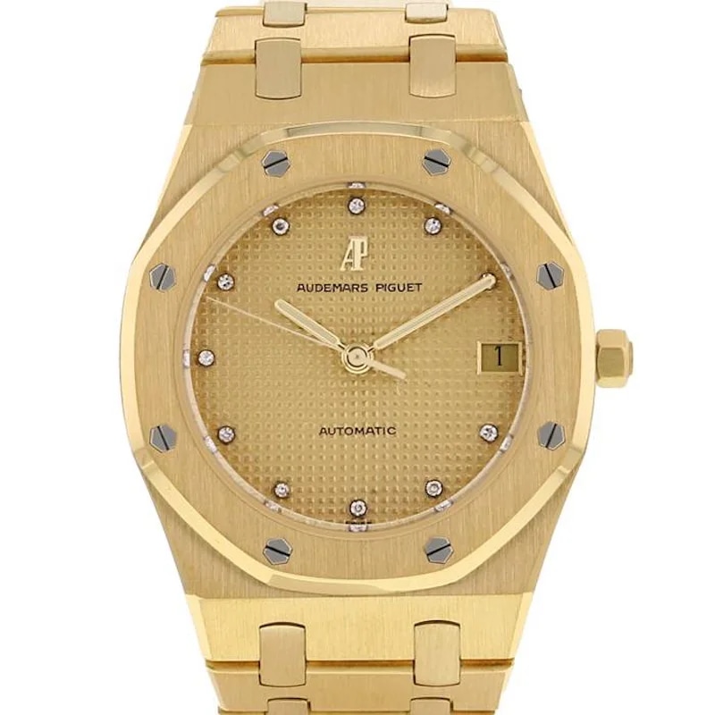 Audemars Piguet Royal Oak Yellow Gold Diamond Dot Dial, image 1 Audemars Piguet Royal Oak Yellow Gold Diamond Dot Dial, image 1