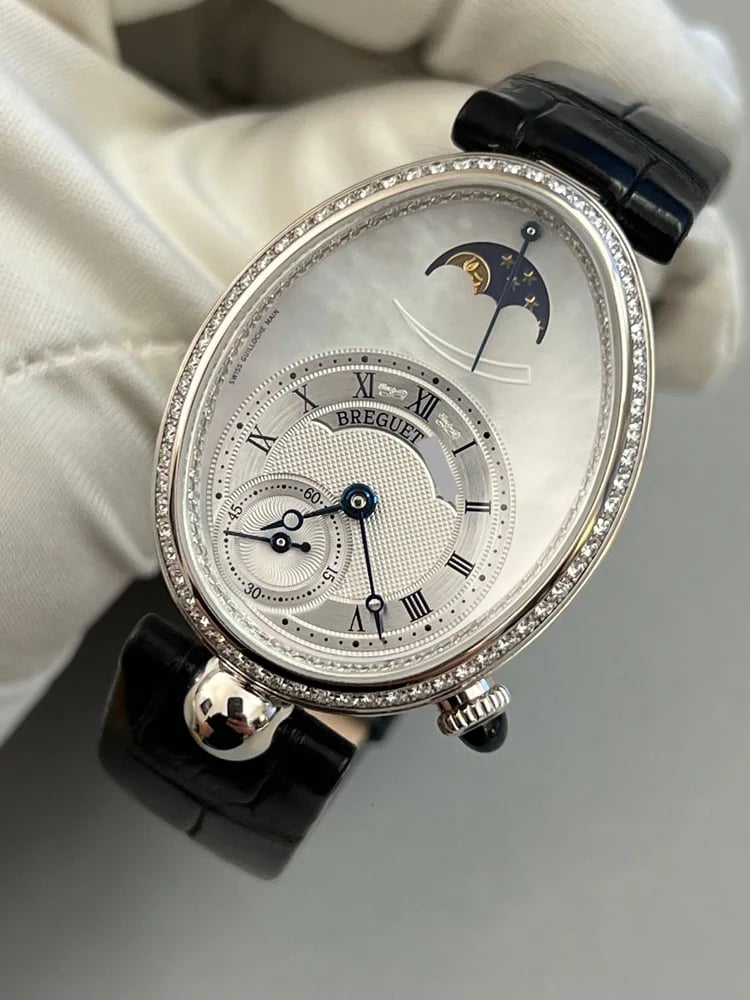 Breguet Reine de Naples Power Reserve Indicator 18K White Gold Ladies Watch 8908BB/52/864 D00D, image 1 Breguet Reine de Naples Power Reserve Indicator 18K White Gold Ladies Watch 8908BB/52/864 D00D, image 1