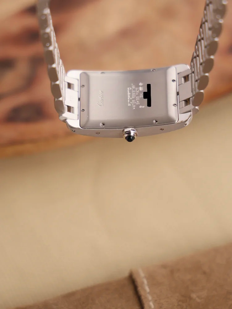 Cartier Tank Américaine WG + leather strap, image 7 Cartier Tank Américaine WG + leather strap, image 7