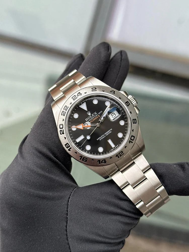 Rolex Explorer II Black Dial Oyster Bracelet, image 1 Rolex Explorer II Black Dial Oyster Bracelet, image 1