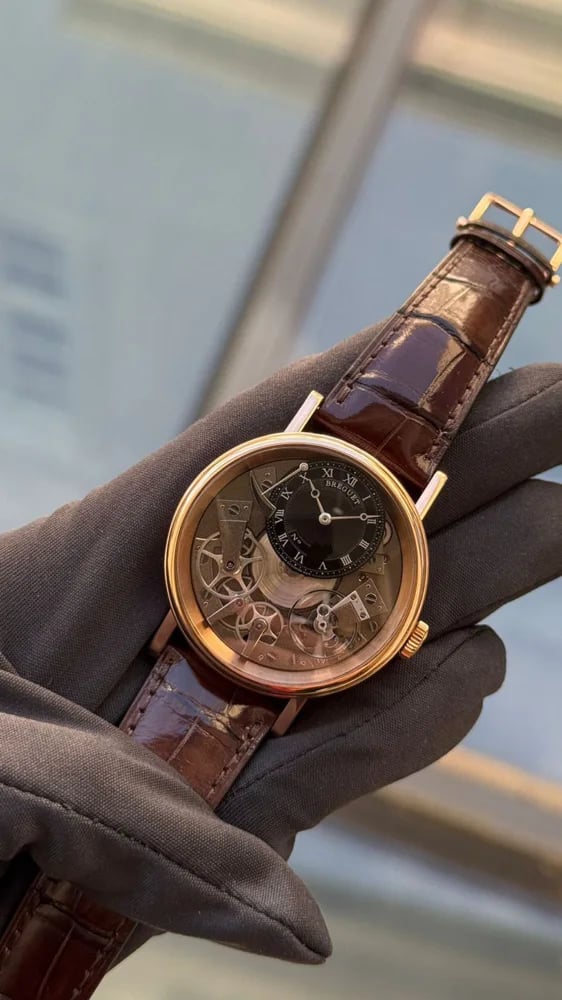 Breguet Tradition Rose Gold Skeletonized Dial Box and Papers 2014, image 1 Breguet Tradition Rose Gold Skeletonized Dial Box and Papers 2014, image 1
