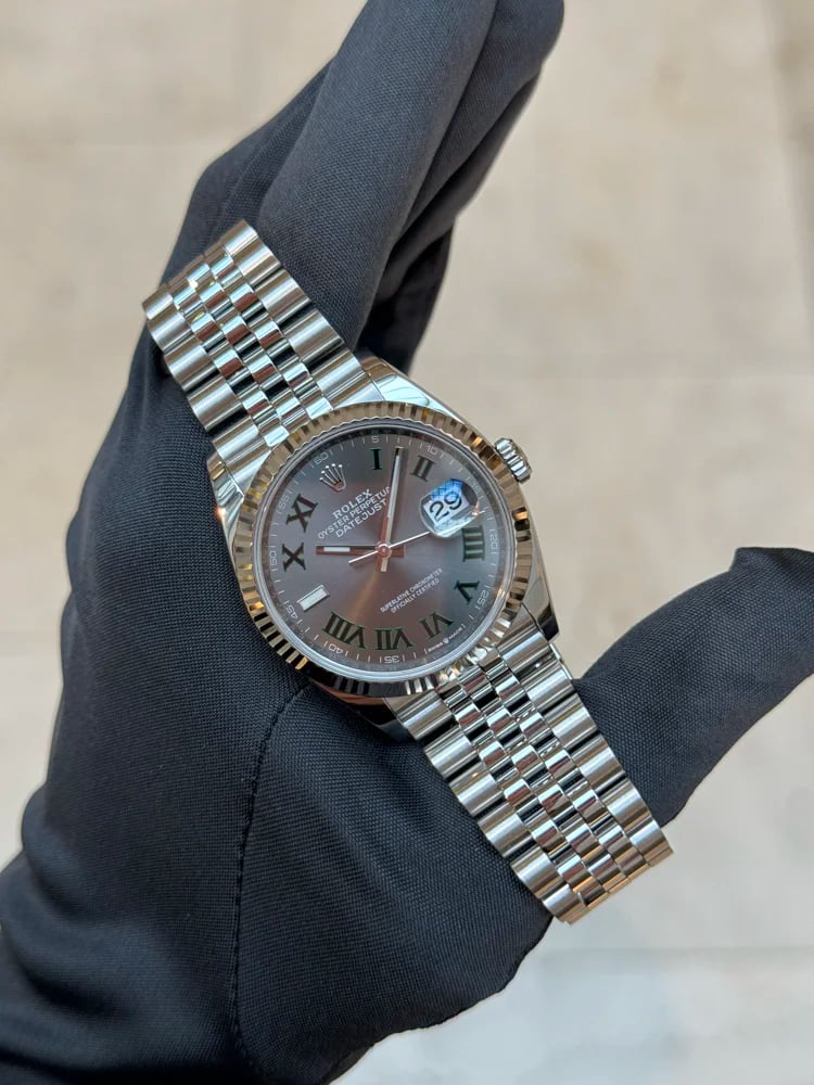 Rolex Datejust 36 Wimbledon Dial Jubilee, image 1 Rolex Datejust 36 Wimbledon Dial Jubilee, image 1