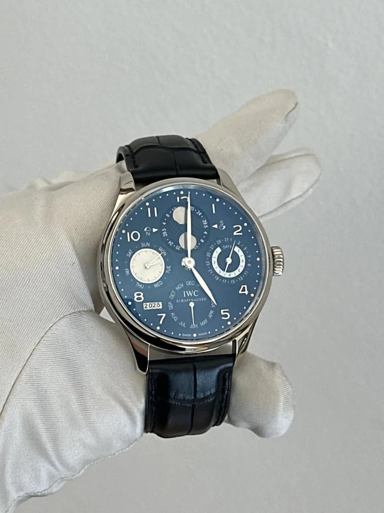 IWC Portuguese White Gold Blue Dial, image 1 IWC Portuguese White Gold Blue Dial, image 1
