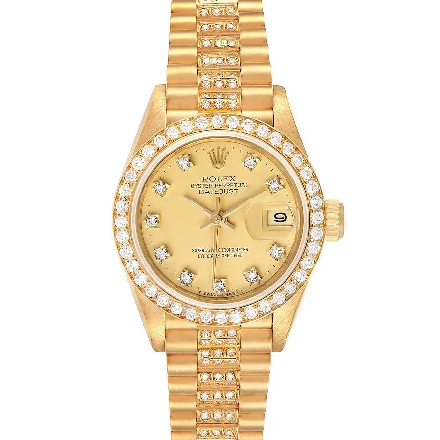 Rolex Lady-Datejust Yellow Gold Diamonds, image 1 Rolex Lady-Datejust Yellow Gold Diamonds, image 1