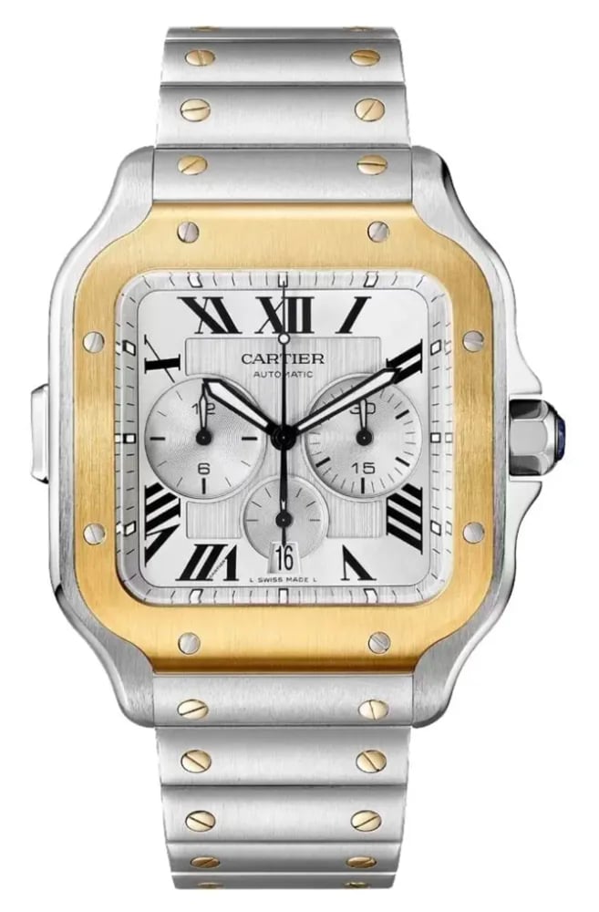 Cartier Santos W2SA0008, image 1 Cartier Santos W2SA0008, image 1