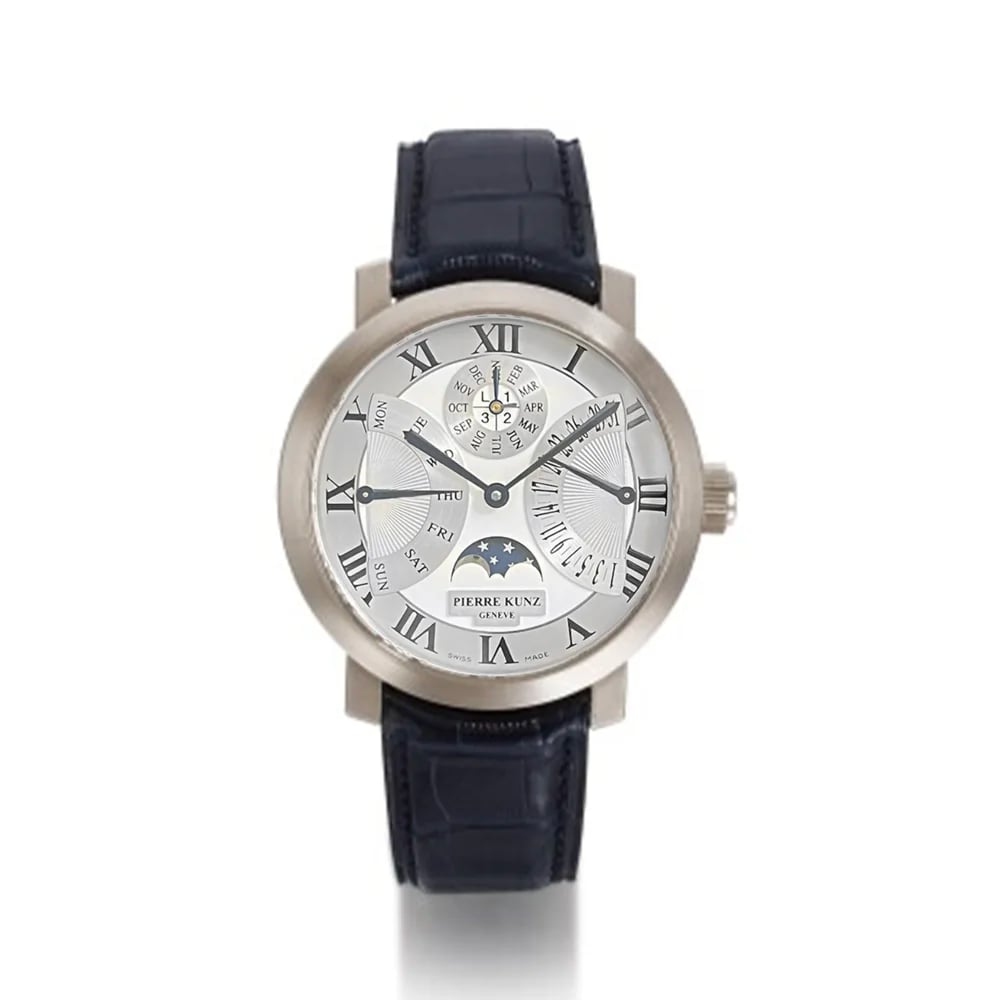 Pierre Kunz SPIRIT CHALLENGE SPIRIT OF CHALLENGE WHITE GOLD 18K PERPETUAL CALENDAR, image 1 Pierre Kunz SPIRIT CHALLENGE SPIRIT OF CHALLENGE WHITE GOLD 18K PERPETUAL CALENDAR, image 1