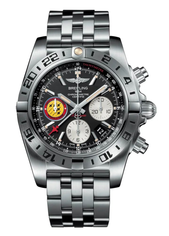 Breitling Chronomat 44 GMT Patrouille Suisse 50th Anniversary, image 1 Breitling Chronomat 44 GMT Patrouille Suisse 50th Anniversary, image 1