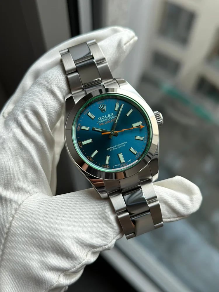 Rolex Milgauss Blue Dial Box and Papers 116400GV, image 1 Rolex Milgauss Blue Dial Box and Papers 116400GV, image 1