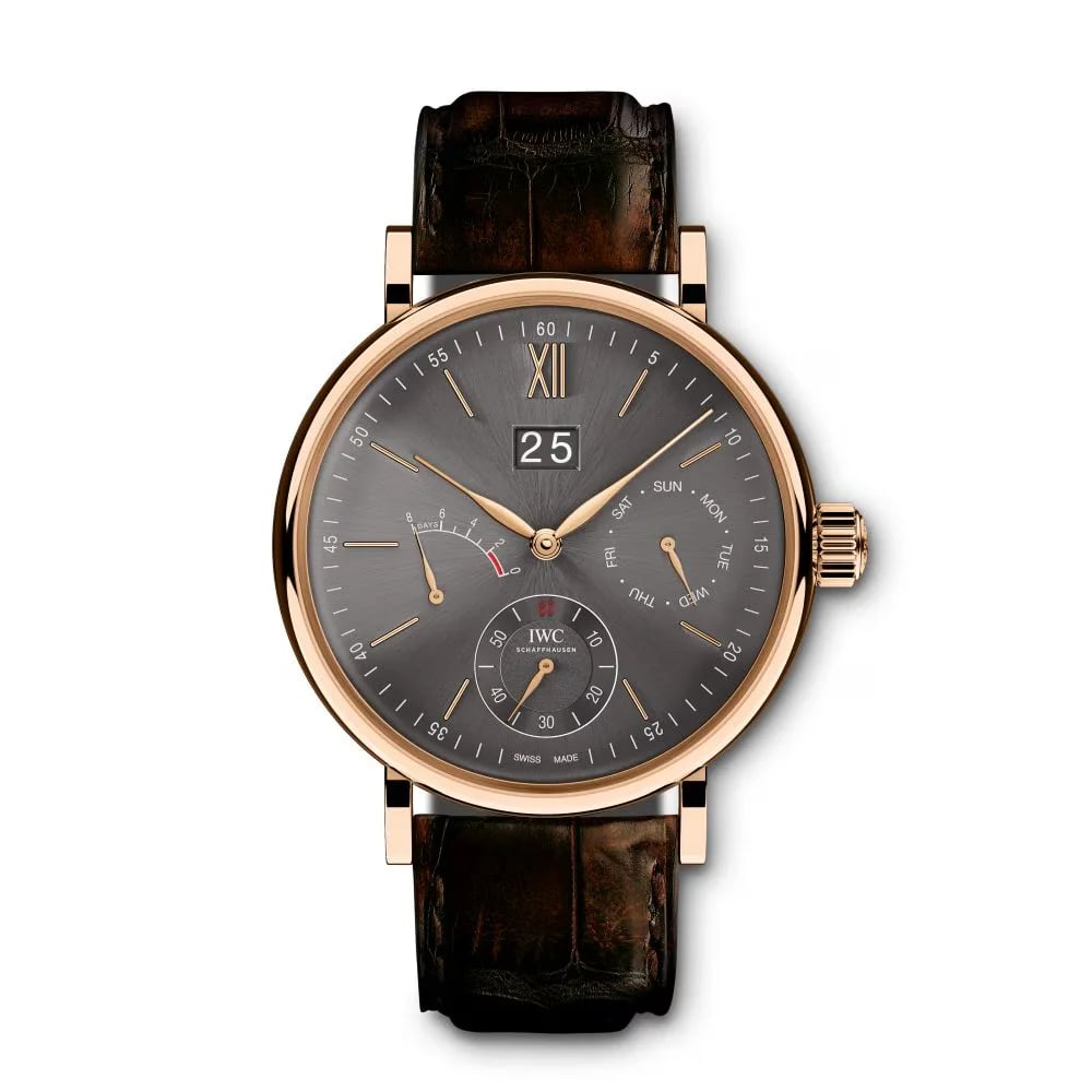 IWC Portofino Hand-Wound Day Date Rose Gold, image 1 IWC Portofino Hand-Wound Day Date Rose Gold, image 1