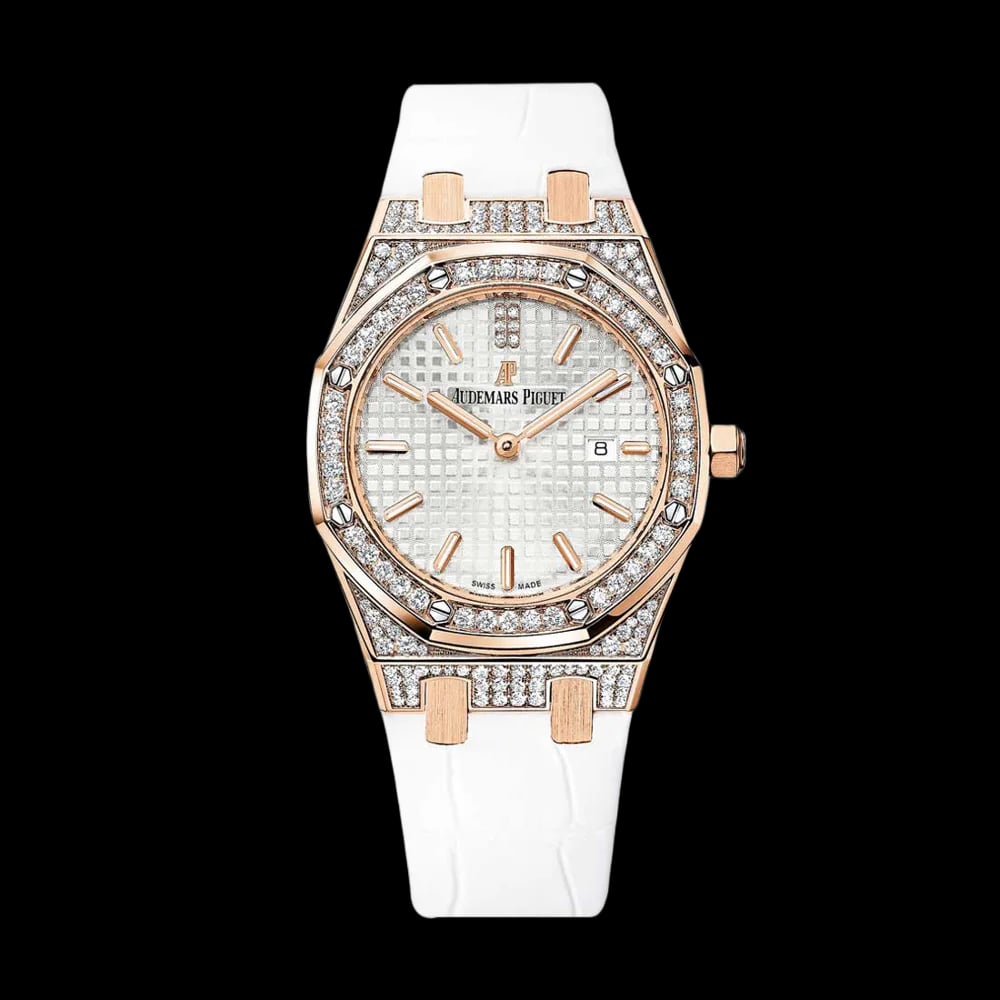 Audemars Piguet Royal Oak Lady 33mm Rose Gold Diamonds, image 1 Audemars Piguet Royal Oak Lady 33mm Rose Gold Diamonds, image 1