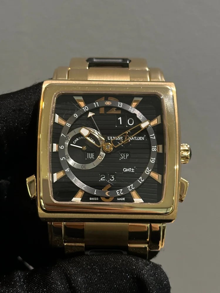 Ulysse Nardin Quadrato Dual Time Perpetual 326-90/69, image 1 Ulysse Nardin Quadrato Dual Time Perpetual 326-90/69, image 1