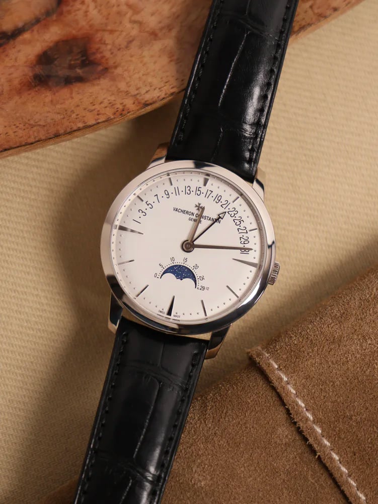 Vacheron Constantin Patrimony Moon Phase Retrograde Date Box & Papers 2018, image 9 Vacheron Constantin Patrimony Moon Phase Retrograde Date Box & Papers 2018, image 9