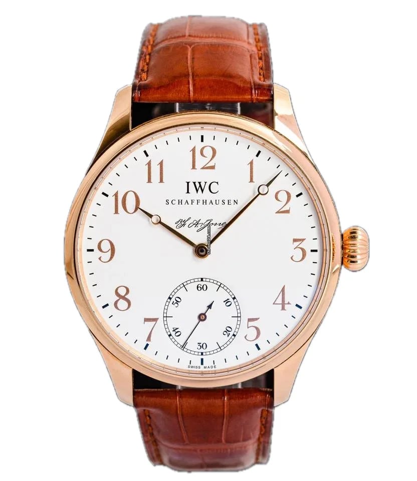 IWC Portuguese Hand-Wound F.a. Jones Portuguese Rose Gold, image 1 IWC Portuguese Hand-Wound F.a. Jones Portuguese Rose Gold, image 1
