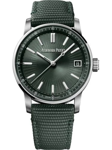 CODE 11.59 Automatic Stainless Steel / Green / Fabric