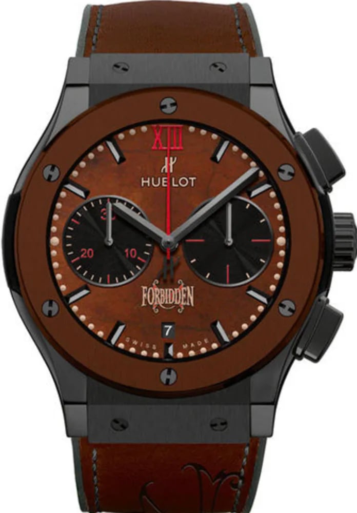 Hublot Classic Fusion Chronograph Forbiden X Titanium Brown Ceramic, image 1 Hublot Classic Fusion Chronograph Forbiden X Titanium Brown Ceramic, image 1