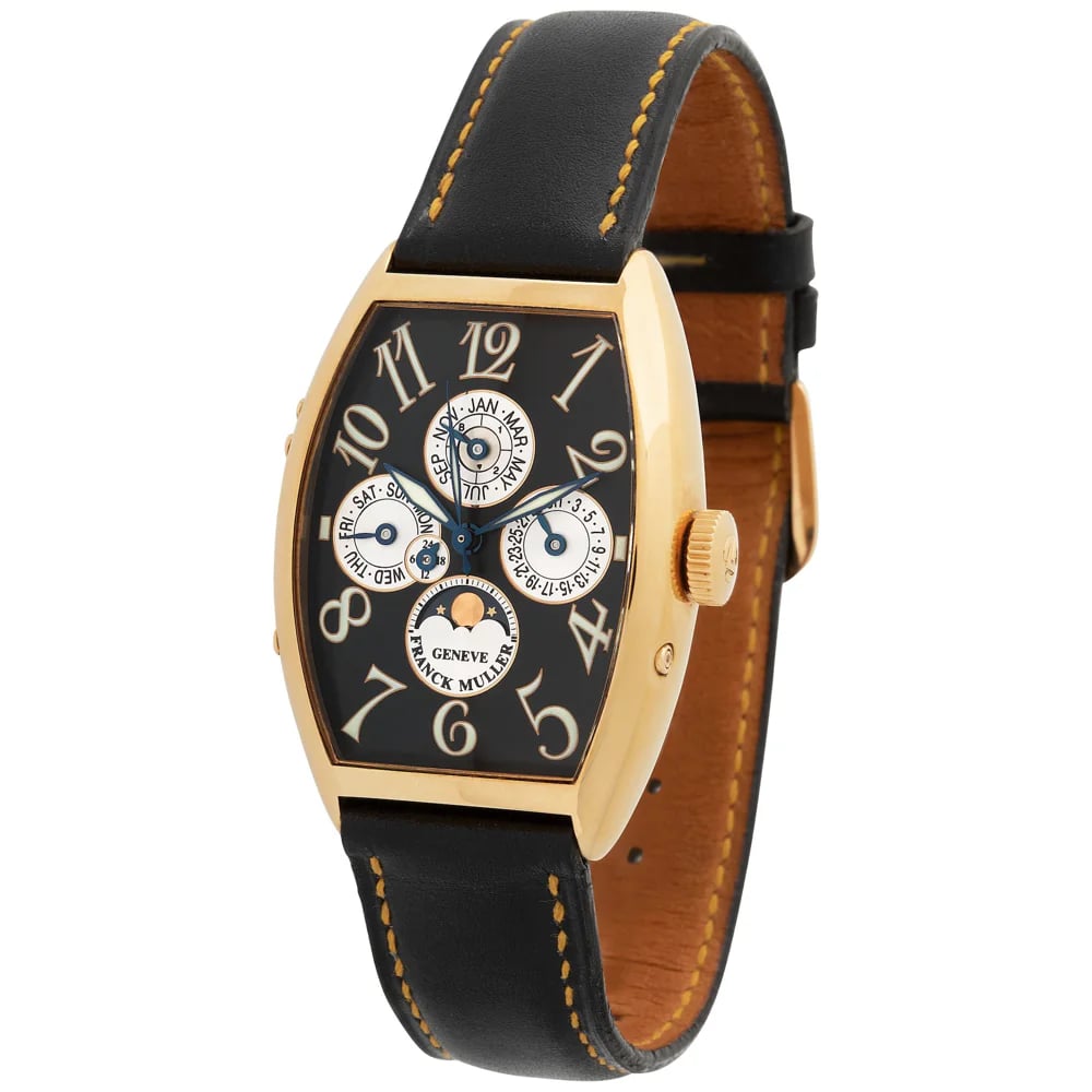 Franck Muller Casablanca Perpetual Calendar Yellow Gold Black Dial, image 1 Franck Muller Casablanca Perpetual Calendar Yellow Gold Black Dial, image 1