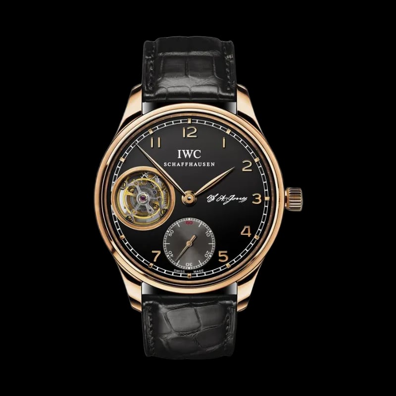 IWC Portuguese Tourbillon PORTUGIESER TOURBILLON HAND-WOUND F.A. JONES RG, image 1 IWC Portuguese Tourbillon PORTUGIESER TOURBILLON HAND-WOUND F.A. JONES RG, image 1