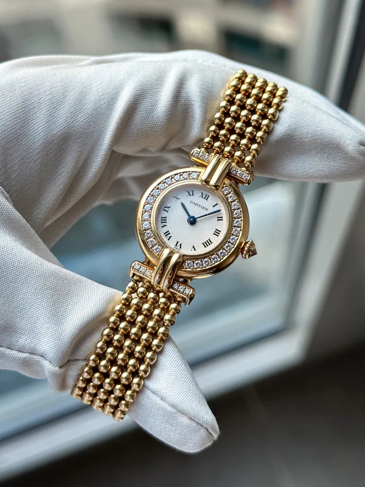 Cartier Colisee Yellow Gold Diamond Bezel, image 1 Cartier Colisee Yellow Gold Diamond Bezel, image 1