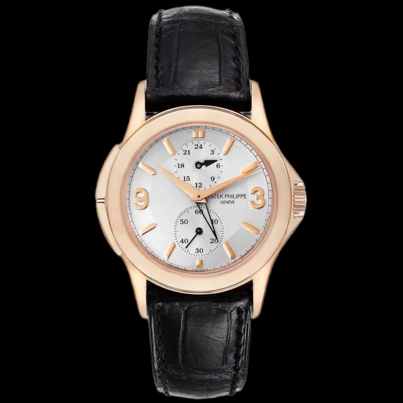 Patek Philippe Travel Time Rose Gold Silver Dial 5134R-011, image 1 Patek Philippe Travel Time Rose Gold Silver Dial 5134R-011, image 1