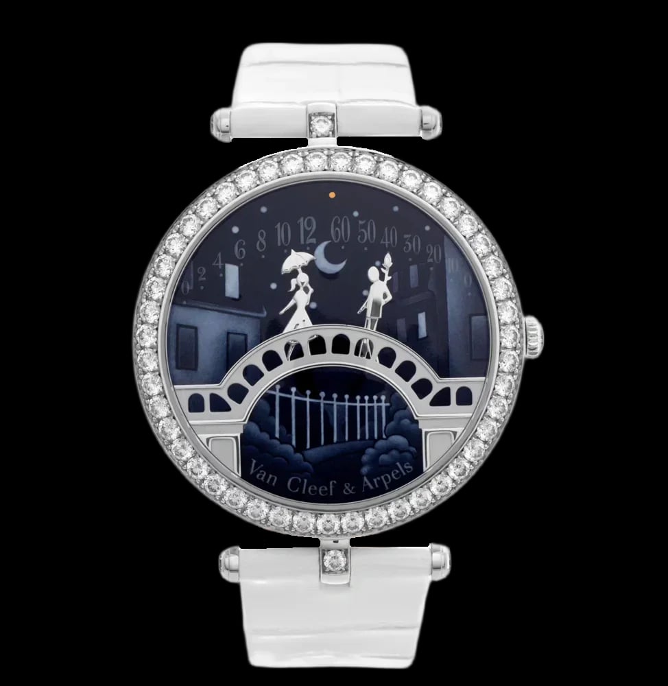Van Cleef & Arpels POETIC COMPLICATION PONT DES AMOUREUX Poetic Complications Pont Des Amoureux 38mm VCARN9VI00, image 1 Van Cleef & Arpels POETIC COMPLICATION PONT DES AMOUREUX Poetic Complications Pont Des Amoureux 38mm VCARN9VI00, image 1
