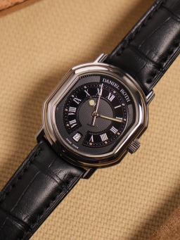 Daniel Roth PREMIER RETROGRADE Le Sentier T157 Black dial Date Roman numerals aftermarket buckle, image 7 Daniel Roth PREMIER RETROGRADE Le Sentier T157 Black dial Date Roman numerals aftermarket buckle, image 7