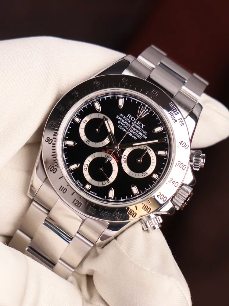 Rolex Daytona Steel Black Dial, image 1 Rolex Daytona Steel Black Dial, image 1