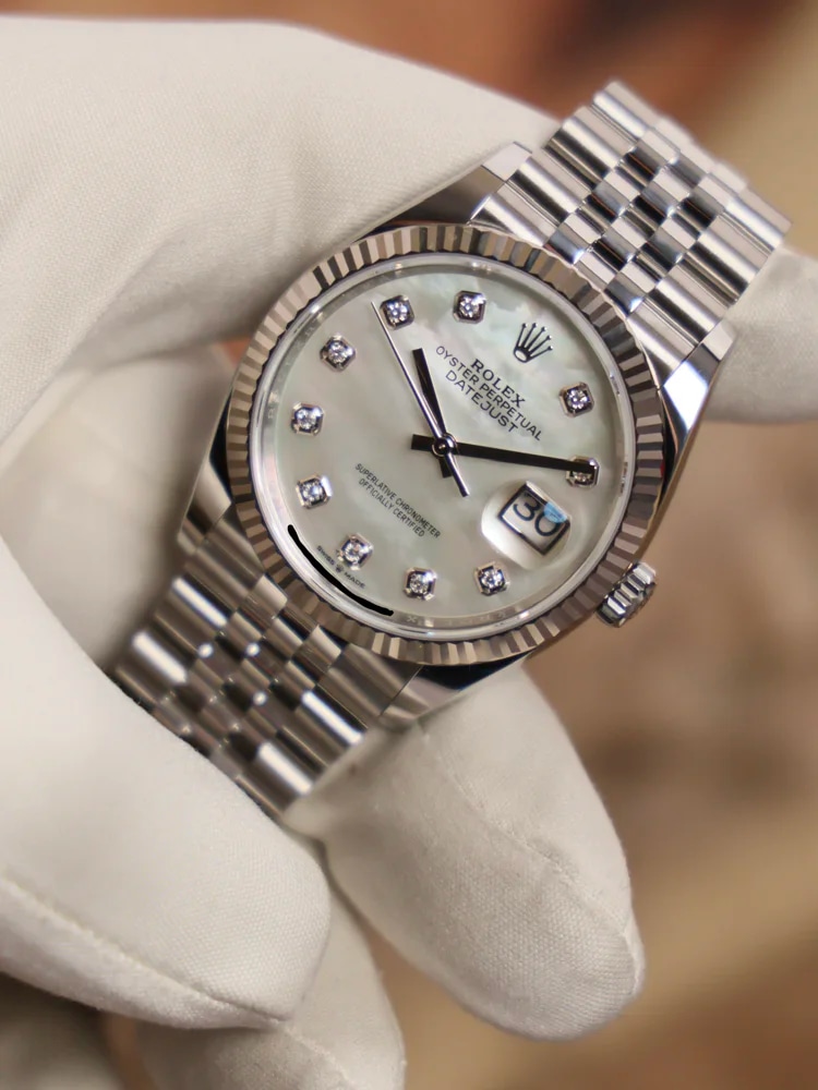 MoP Diamond Dial, image 1 MoP Diamond Dial, image 1