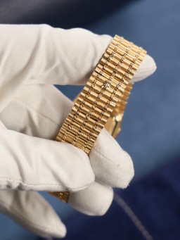 Bamboo Diamond Dial with Rubies Integrated Bracelet 17.9 cm, image 5 Bamboo Diamond Dial with Rubies Integrated Bracelet 17.9 cm, image 5