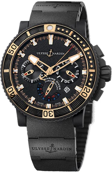 Ulysse Nardin Diver Black Sea Chronograph, image 1 Ulysse Nardin Diver Black Sea Chronograph, image 1