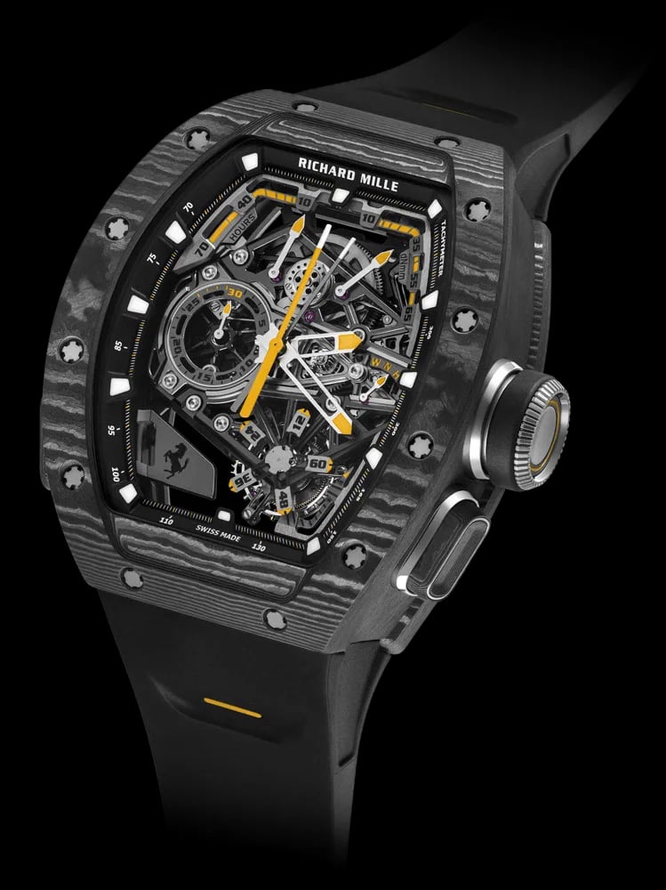 Richard Mille RM 43-01 Manual Winding Tourbillon Split-Seconds Chronograph Ferrari, image 1 Richard Mille RM 43-01 Manual Winding Tourbillon Split-Seconds Chronograph Ferrari, image 1