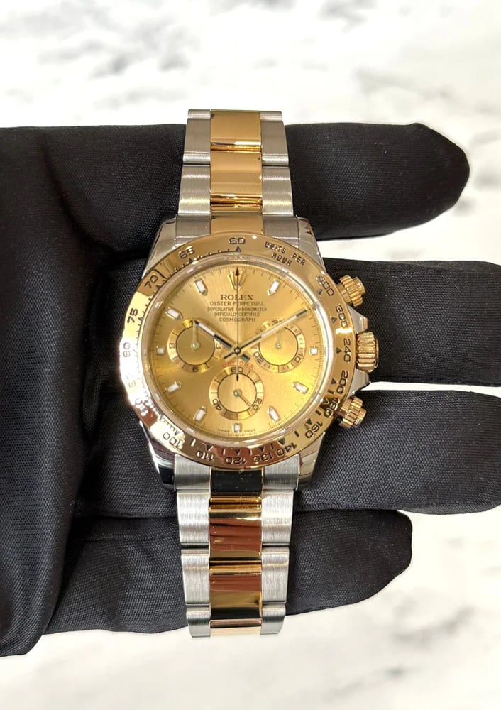Rolex Daytona Golden Dial Index, image 1 Rolex Daytona Golden Dial Index, image 1