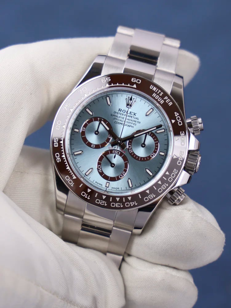 Rolex Daytona Ice Blue Dial Index Numerals, image 1 Rolex Daytona Ice Blue Dial Index Numerals, image 1