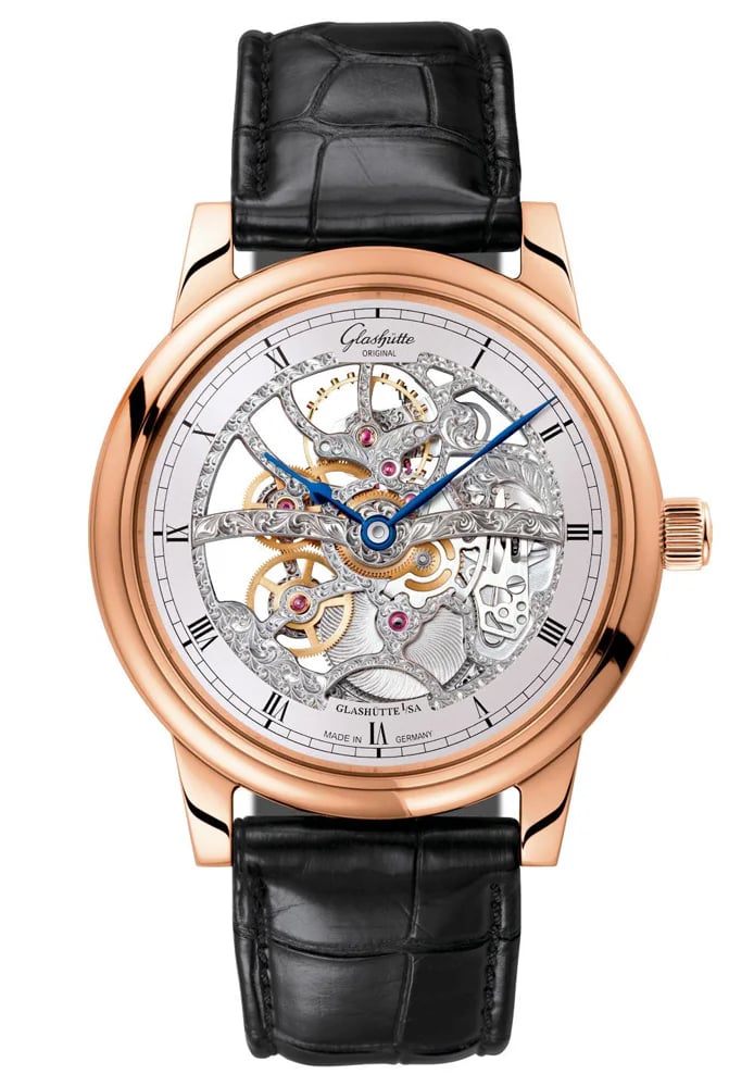 Glashütte Original Senator Manual Winding Skeletonized Edition, image 1 Glashütte Original Senator Manual Winding Skeletonized Edition, image 1