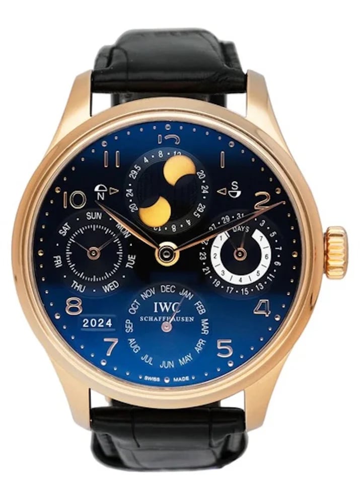 IWC Portuguese Perpetual Calendar Rose Gold, image 1 IWC Portuguese Perpetual Calendar Rose Gold, image 1