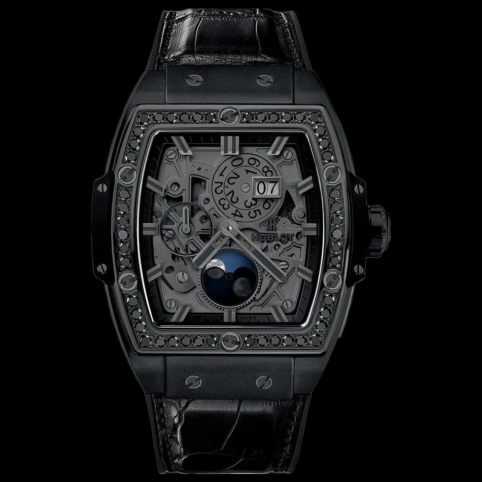 Hublot Spirit of Big Bang Moonphase All Black, image 1 Hublot Spirit of Big Bang Moonphase All Black, image 1