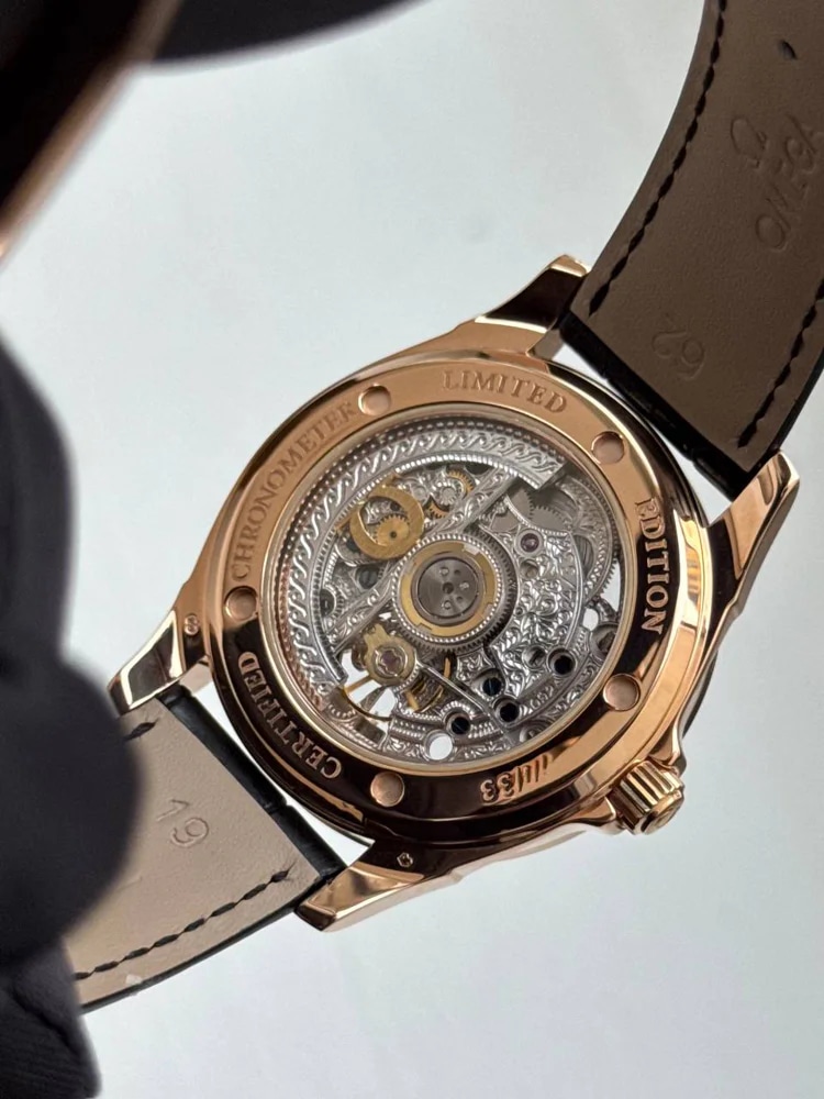 Omega SPECIALITIES Skeleton 5932.30.23 37.5mm Red Gold Limited Edition of 33pcs, image 7 Omega SPECIALITIES Skeleton 5932.30.23 37.5mm Red Gold Limited Edition of 33pcs, image 7