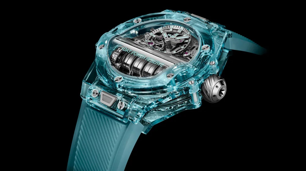 Hublot Unveils Limited-Edition Big Bang MP-11 Water Blue Sapphire Watch | Chrono 10:10 Hublot Unveils Limited-Edition Big Bang MP-11 Water Blue Sapphire Watch | Chrono 10:10