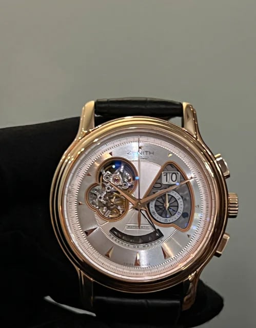 Zenith El Primero Chronomaster XXT Open Grande Date Ref. 18 1260 4039/B 18kt. Pink Gold Chrono, image 1 Zenith El Primero Chronomaster XXT Open Grande Date Ref. 18 1260 4039/B 18kt. Pink Gold Chrono, image 1