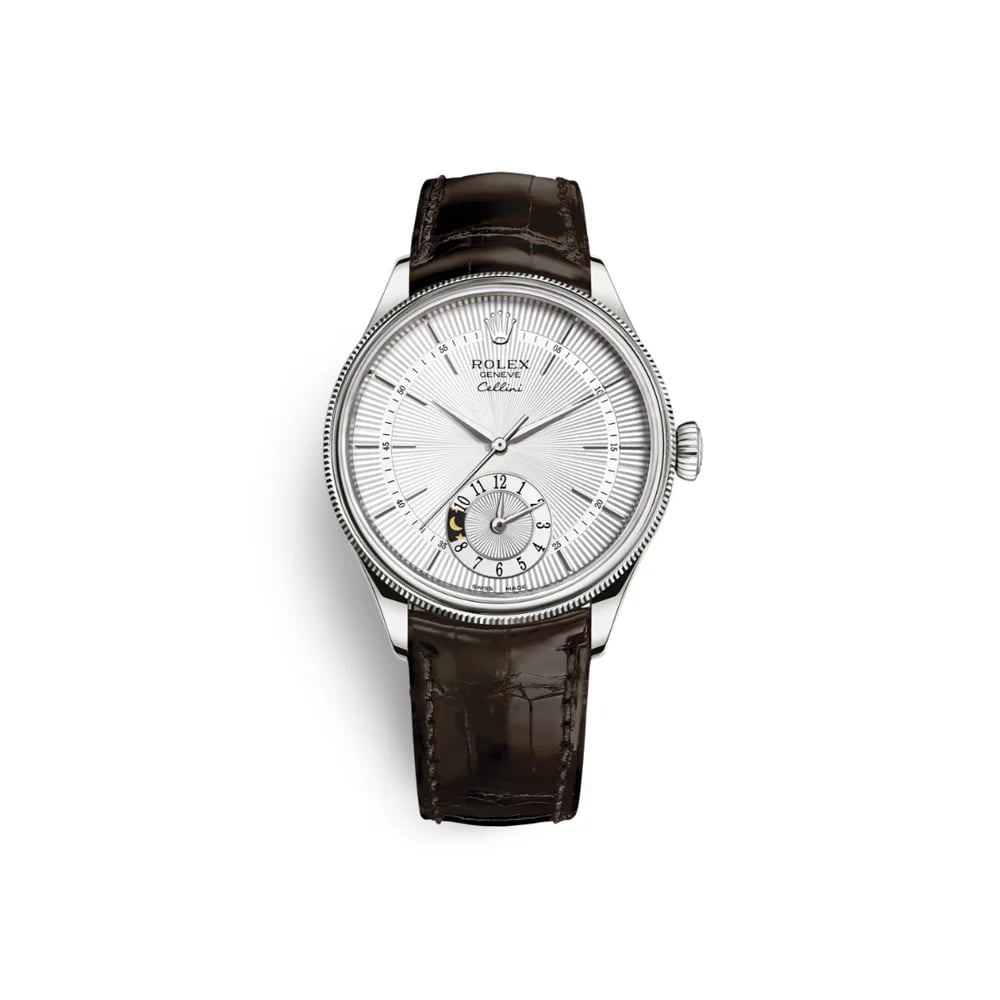 Rolex Cellini Dual Time Silver Dial, image 1 Rolex Cellini Dual Time Silver Dial, image 1