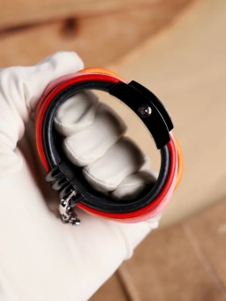 Allegra S12 Black PVD Steel with White/Orange/Pink Sapphires, image 7 Allegra S12 Black PVD Steel with White/Orange/Pink Sapphires, image 7