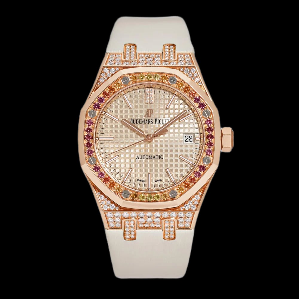 Audemars Piguet Royal Oak Selfwinding And Diamonds 15452OR.ZY.D038VE.01, image 1 Audemars Piguet Royal Oak Selfwinding And Diamonds 15452OR.ZY.D038VE.01, image 1