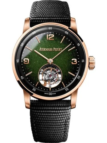 CODE 11.59 Tourbillon Selfwinding Ceramic - Pink Gold / Green Aventurine