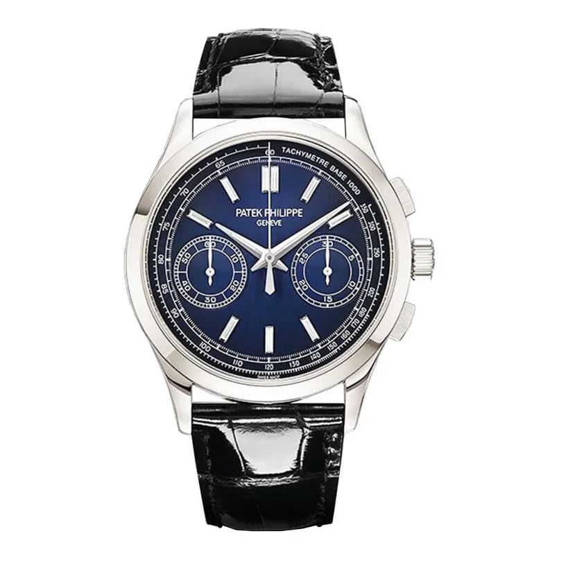 Patek Philippe Chronograph Platinum Baguette Indicators, image 1 Patek Philippe Chronograph Platinum Baguette Indicators, image 1